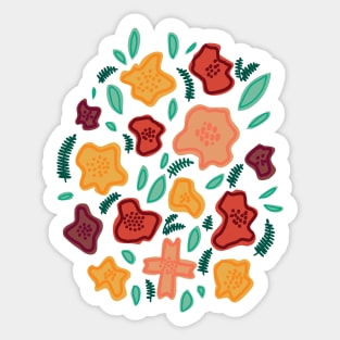 Flowery Friends Sticker